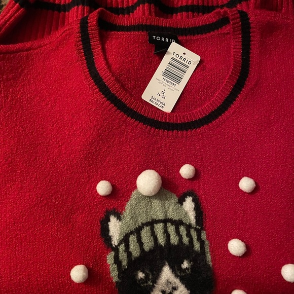 BNWT Torrid Pullover Crew Neck Sweater - Picture 4 of 7